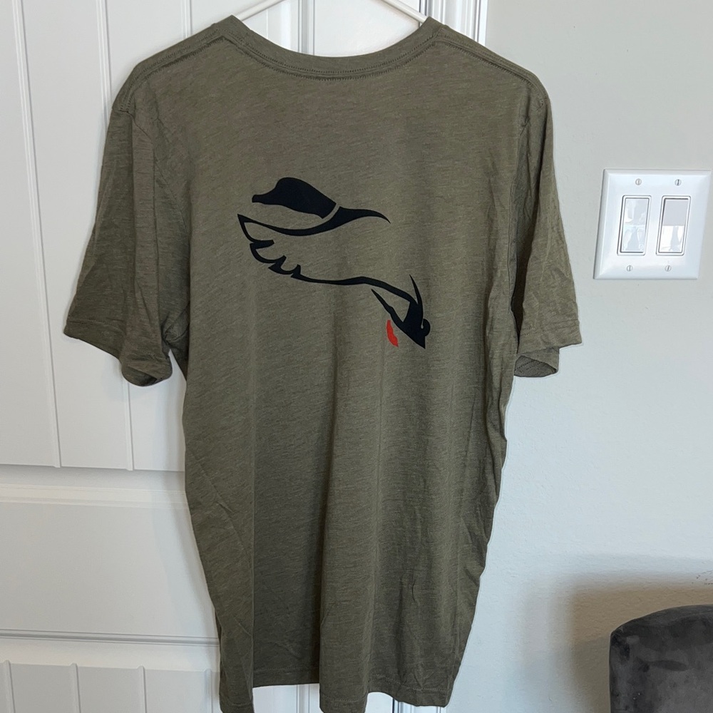 Men's Olive Short Sleeve Tee - Picture 2 of 5